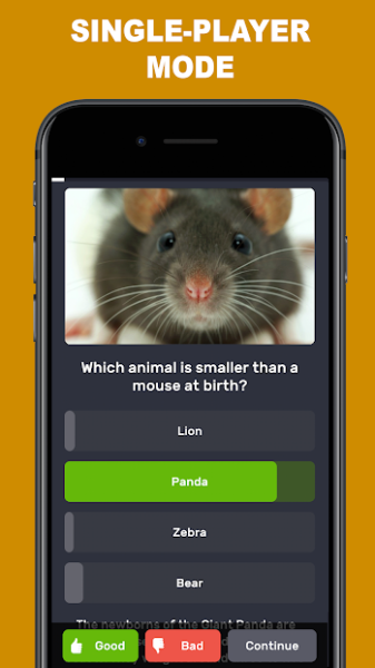 Free Trivia Game. Questions & Answers. QuizzLand. Screenshot 1