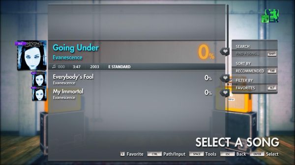 Rocksmith® 2014 Edition – Remastered – Evanescence - “Going Under” Screenshot 1
