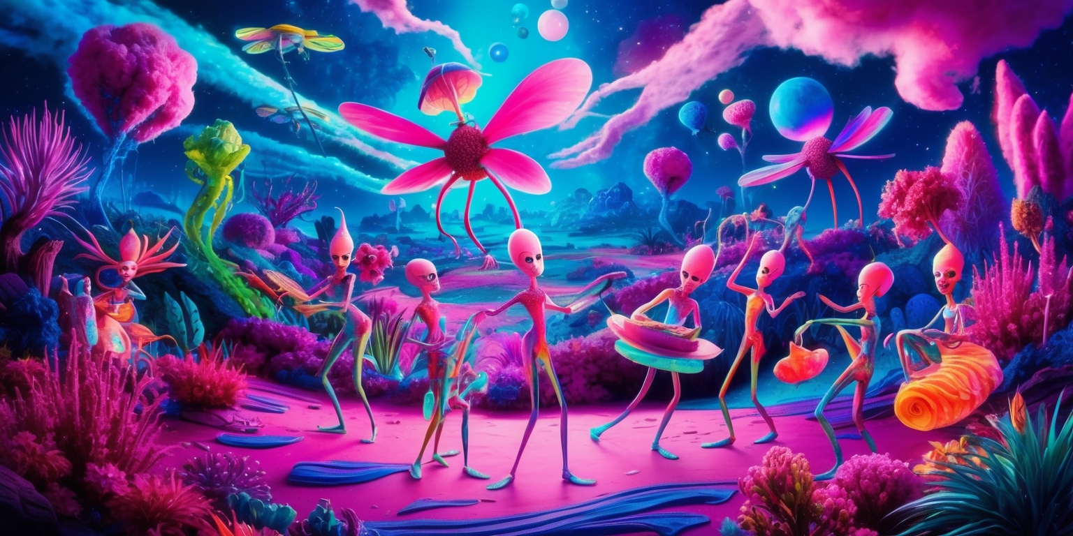 Cosmic Capers: An Unconventional Journey Through Alien Realms