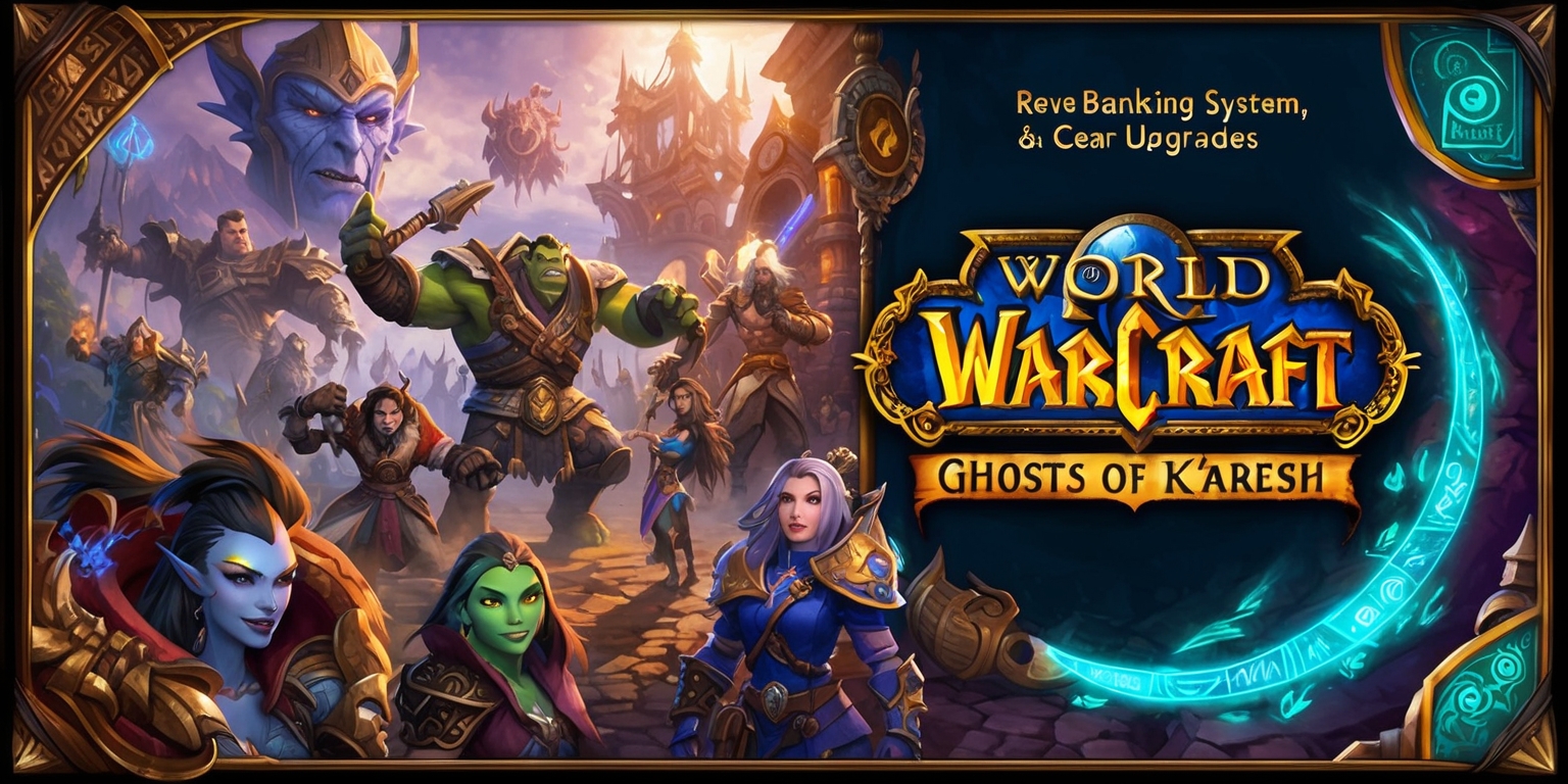 World of Warcraft Unveils a New Era: Ghosts of K'aresh Revitalizes Banking, Gear Upgrades, and More