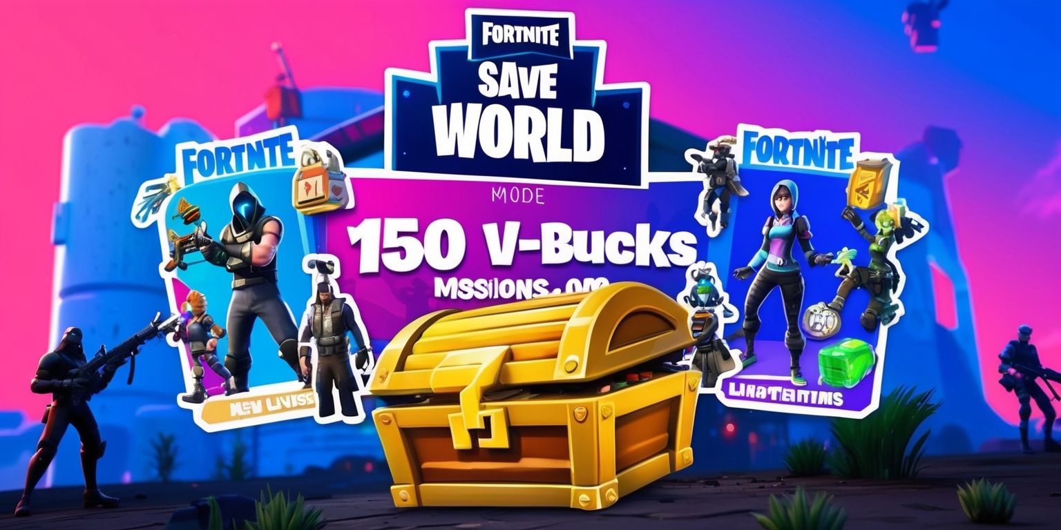 Fortnite's Save the World: Unlock 150 V-Bucks with New Limited-Time Missions