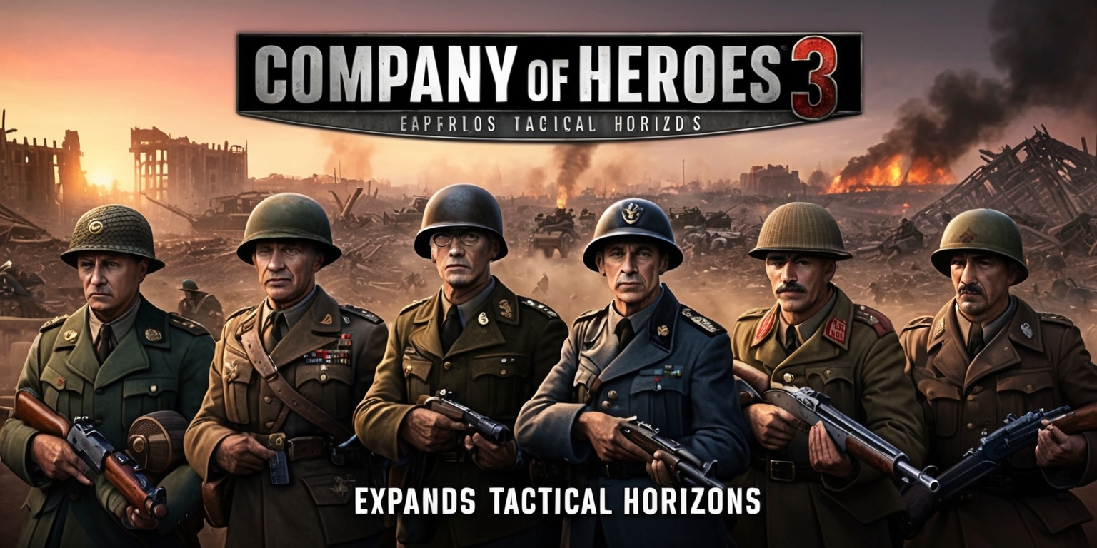 Company of Heroes 3 Expands Tactical Horizons with Four Innovative Battlegroups